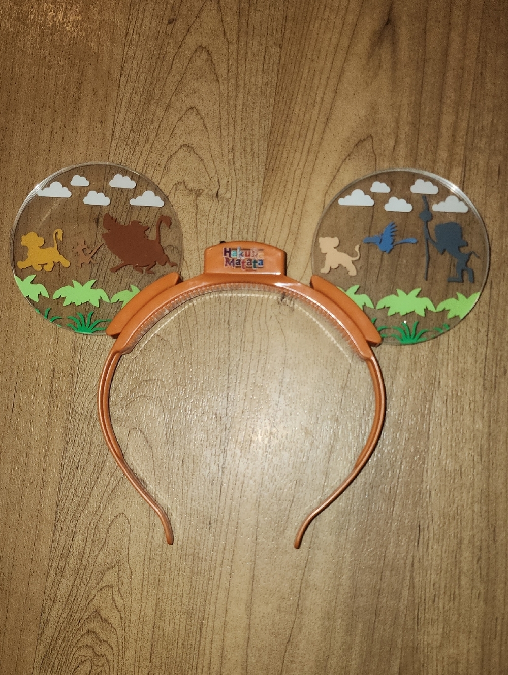 Disney Orange Lion King Hakuna Matata Light Up Headband